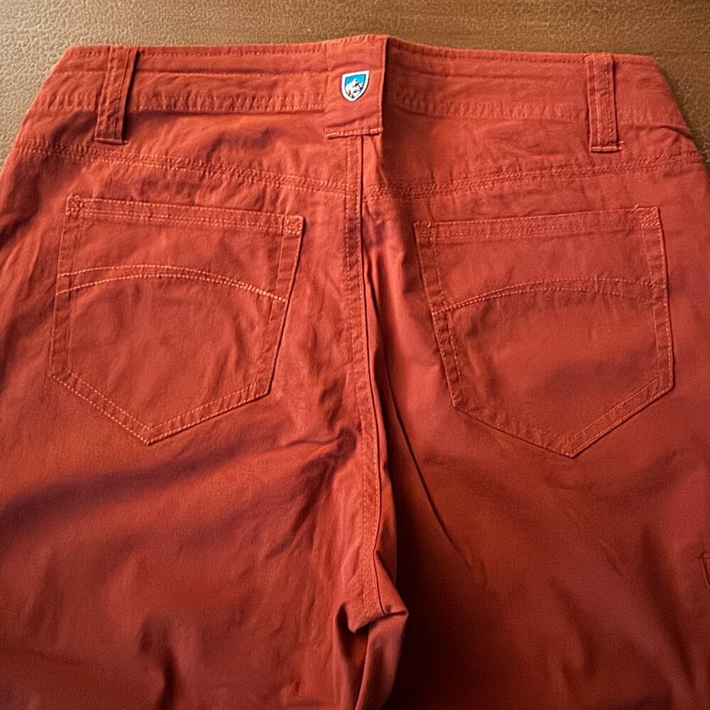 NWOT Kuhl Hiking Legendary Pants Splash Metro Orange - Size 6 Regular - Picture 4 of 5